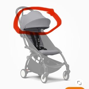 Stokke® YOYO® 6+ color pack in stone ONLY THE CANOPY